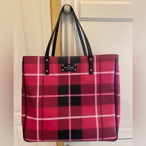 Kate Spade Ellison - Sidney Plaid Tote
